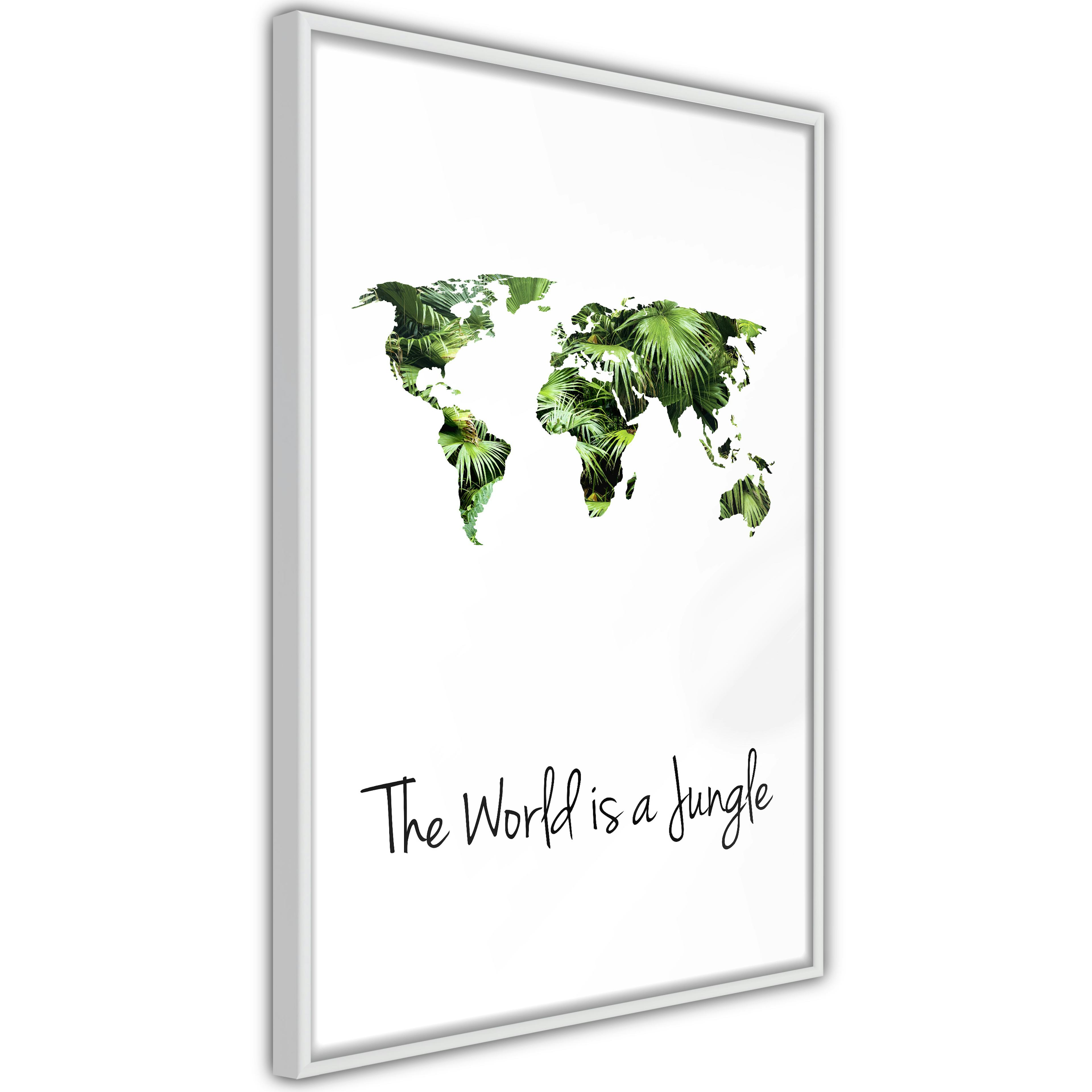 Poster Artgeist Affisch The World Is a Jungle
