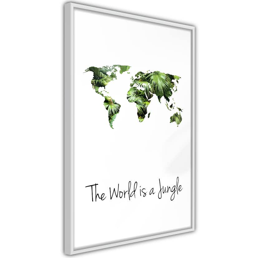 Poster Artgeist Affisch The World Is a Jungle