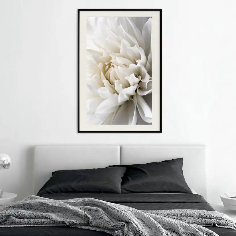 Poster Artgeist Affisch White Dahlia