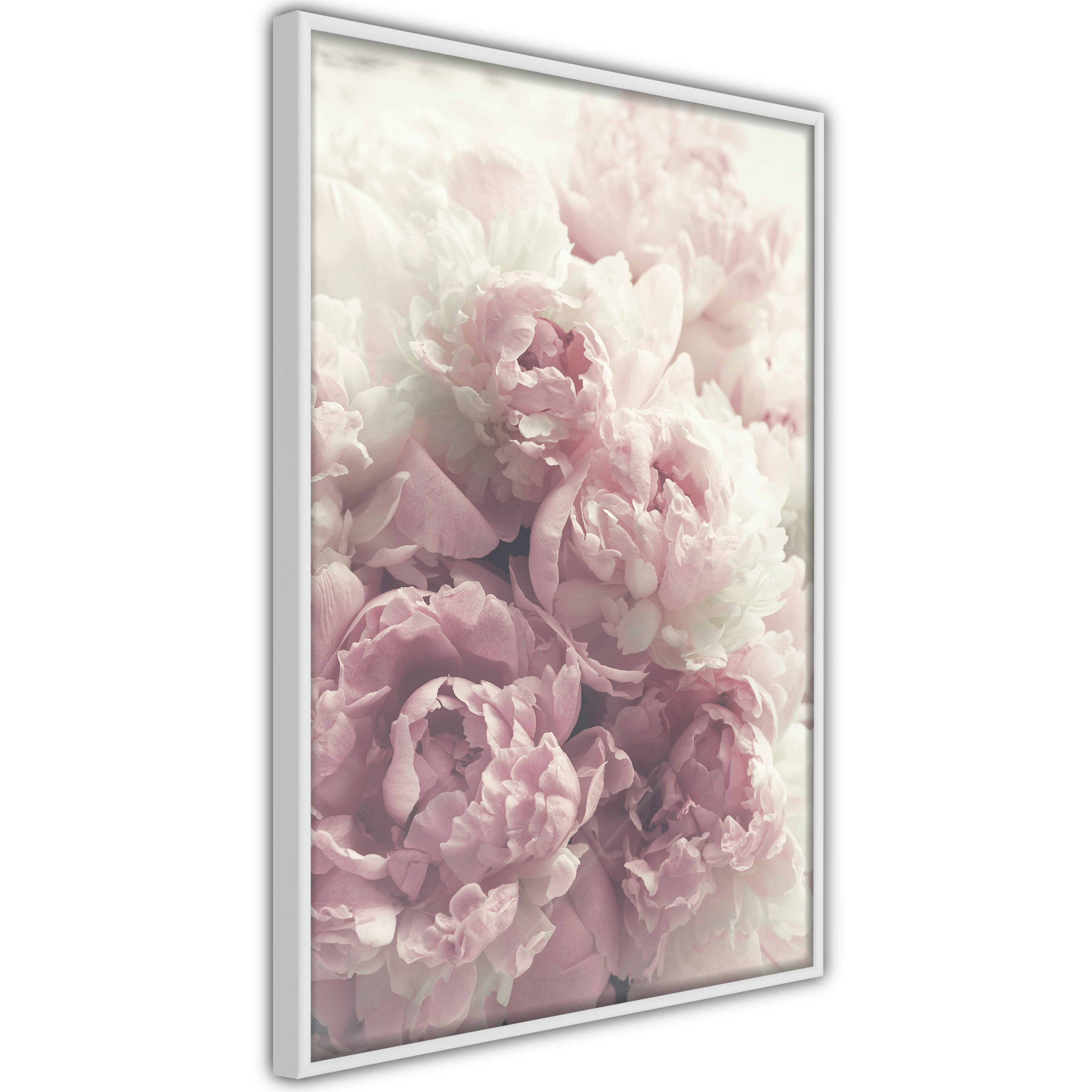 Poster Artgeist Affisch Delicate Peonies