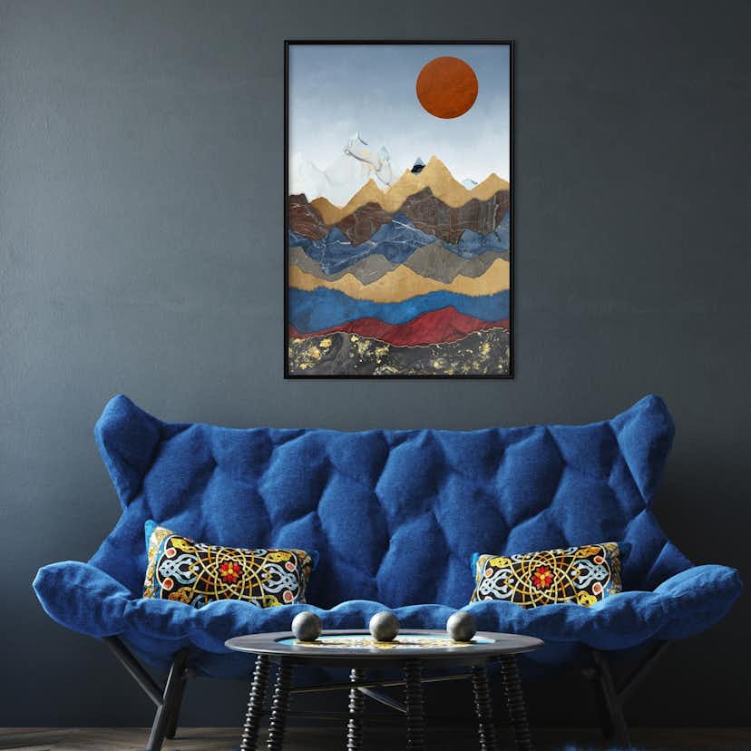 Poster Artgeist Affisch Colombia's Heart