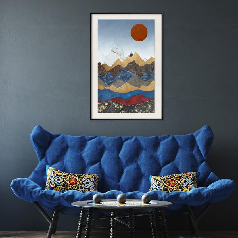 Poster Artgeist Affisch Colombia's Heart