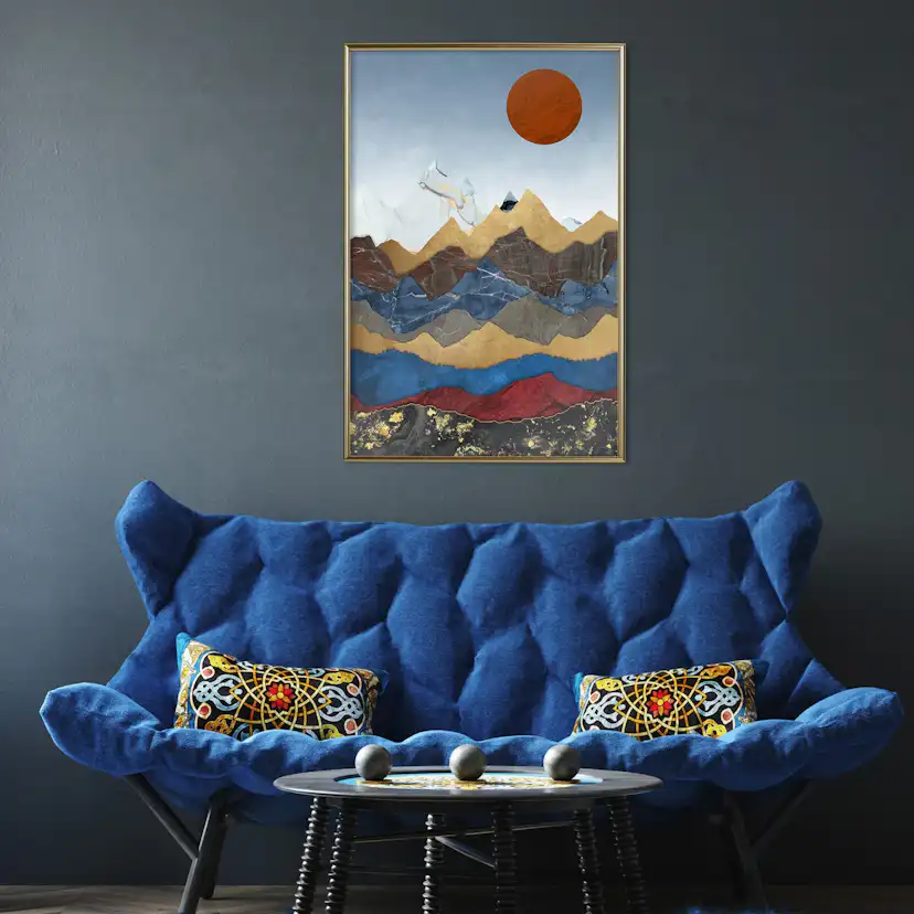 Poster Artgeist Affisch Colombia's Heart