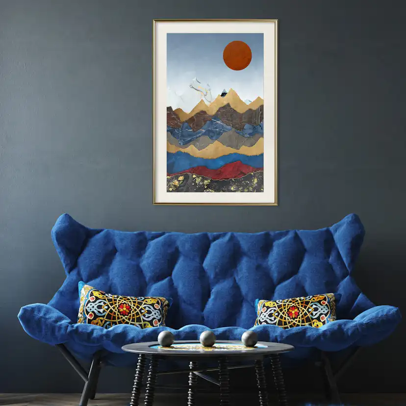 Poster Artgeist Affisch Colombia's Heart