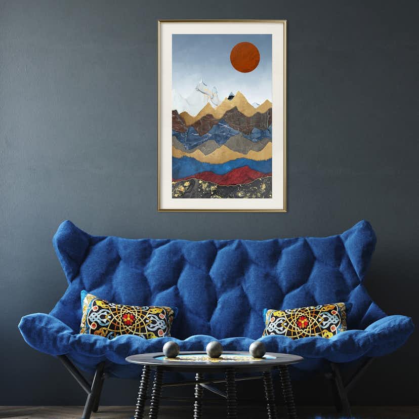 Poster Artgeist Affisch Colombia's Heart