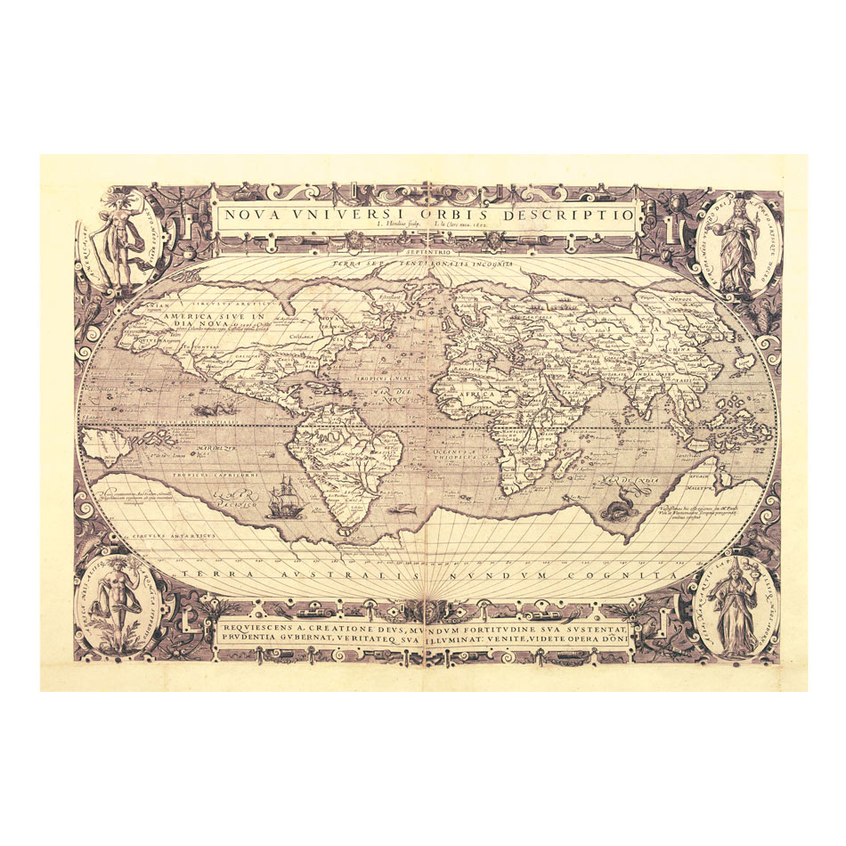 Fototapet Arkiio Nova Universi Orbis Descriptio