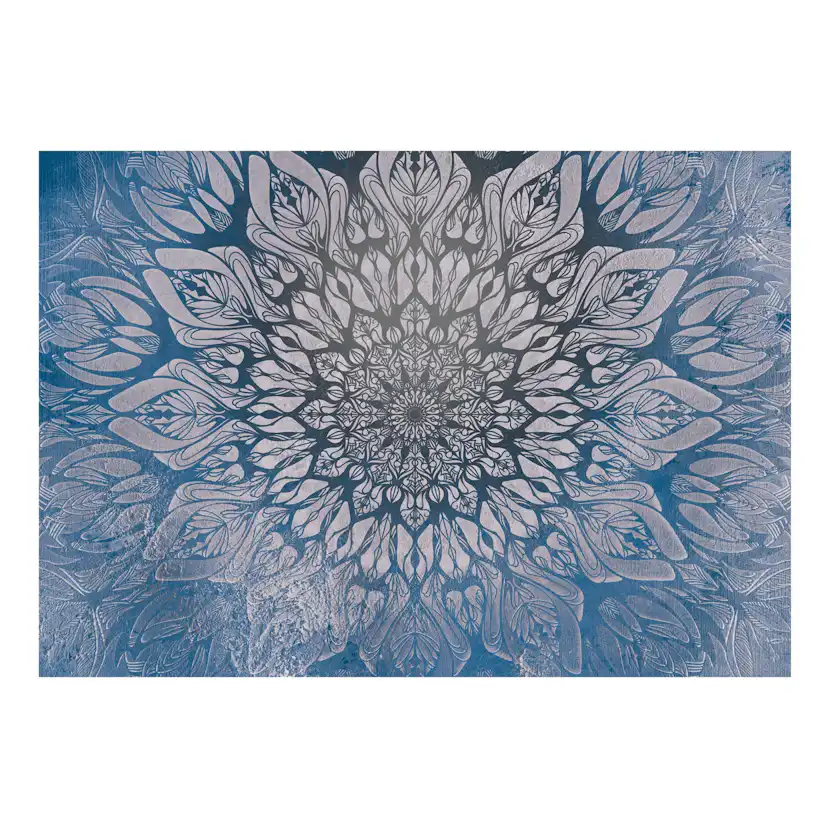 Fototapet Arkiio Självhäftande Spider Web Blue