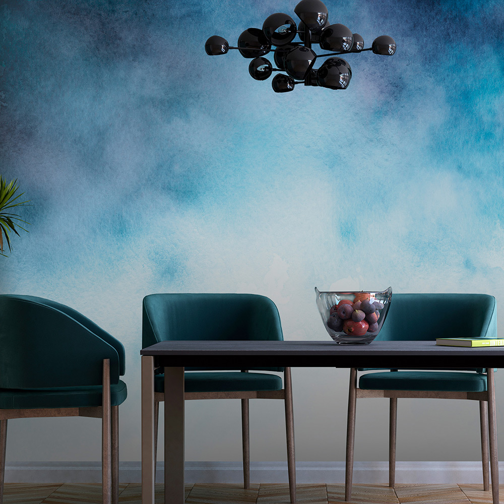 Fototapet Arkiio Cobalt Clouds Självhäftande