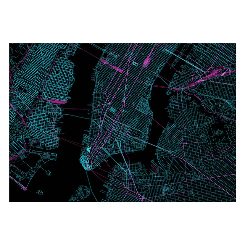 Fototapet Arkiio Blue Manhattan