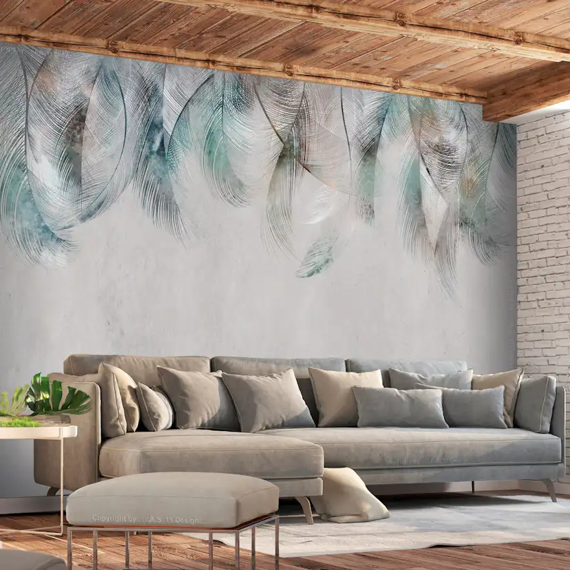 Fototapet Arkiio Colourful Feathers