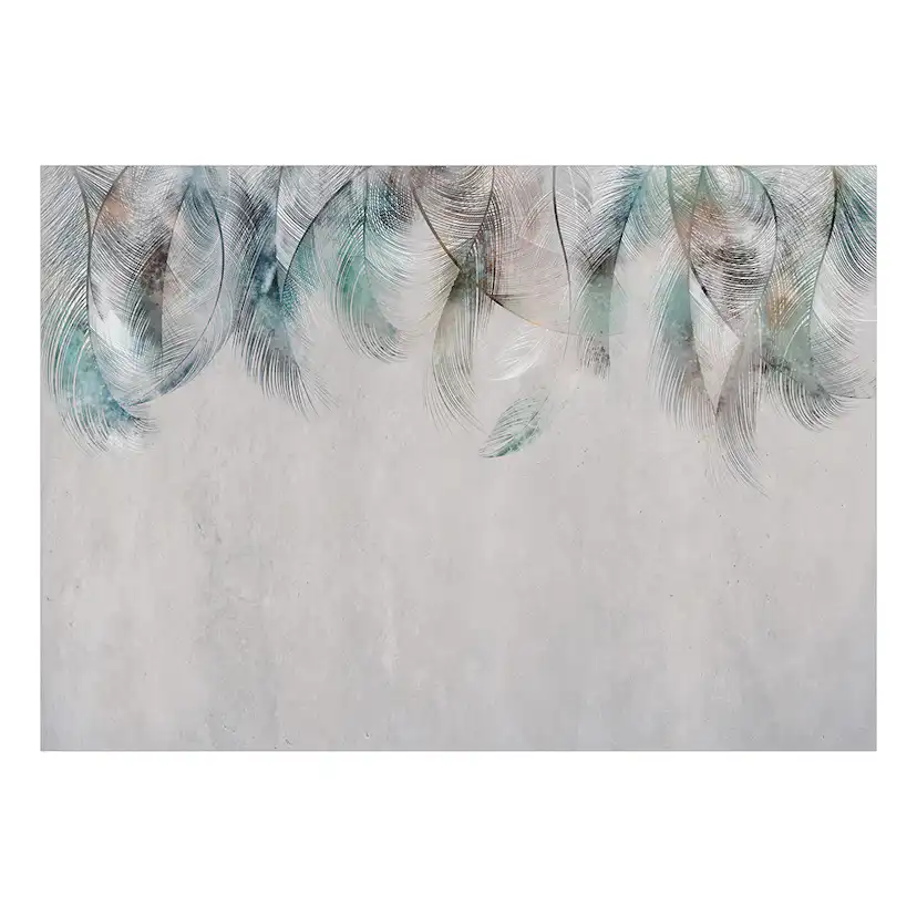 Fototapet Arkiio Colourful Feathers Självhäftande