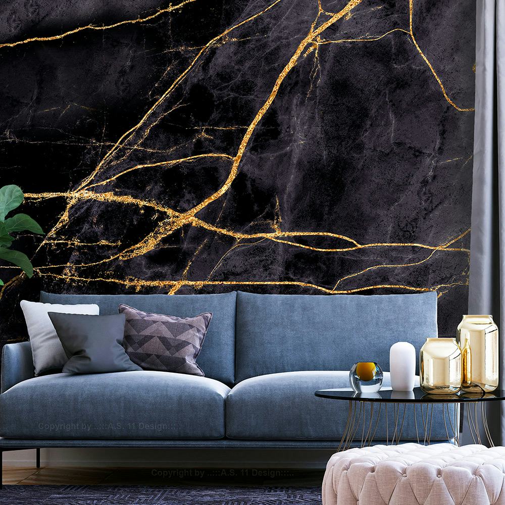 Fototapet Arkiio Golden Paths Självhäftande