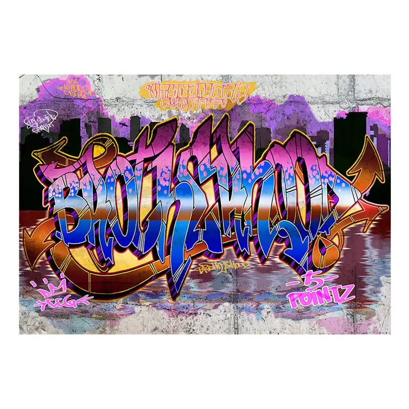 Fototapet Arkiio Colorful Mural