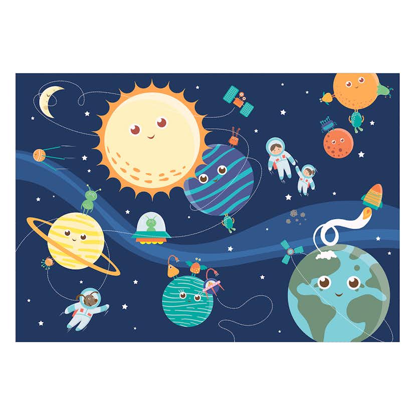 Fototapet Arkiio Happy Planets