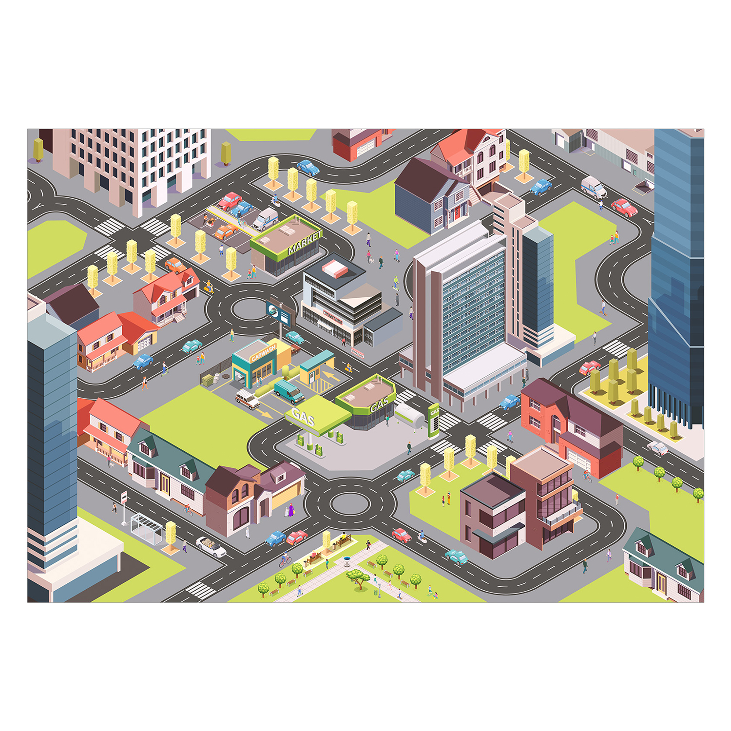 Fototapet Arkiio In The City