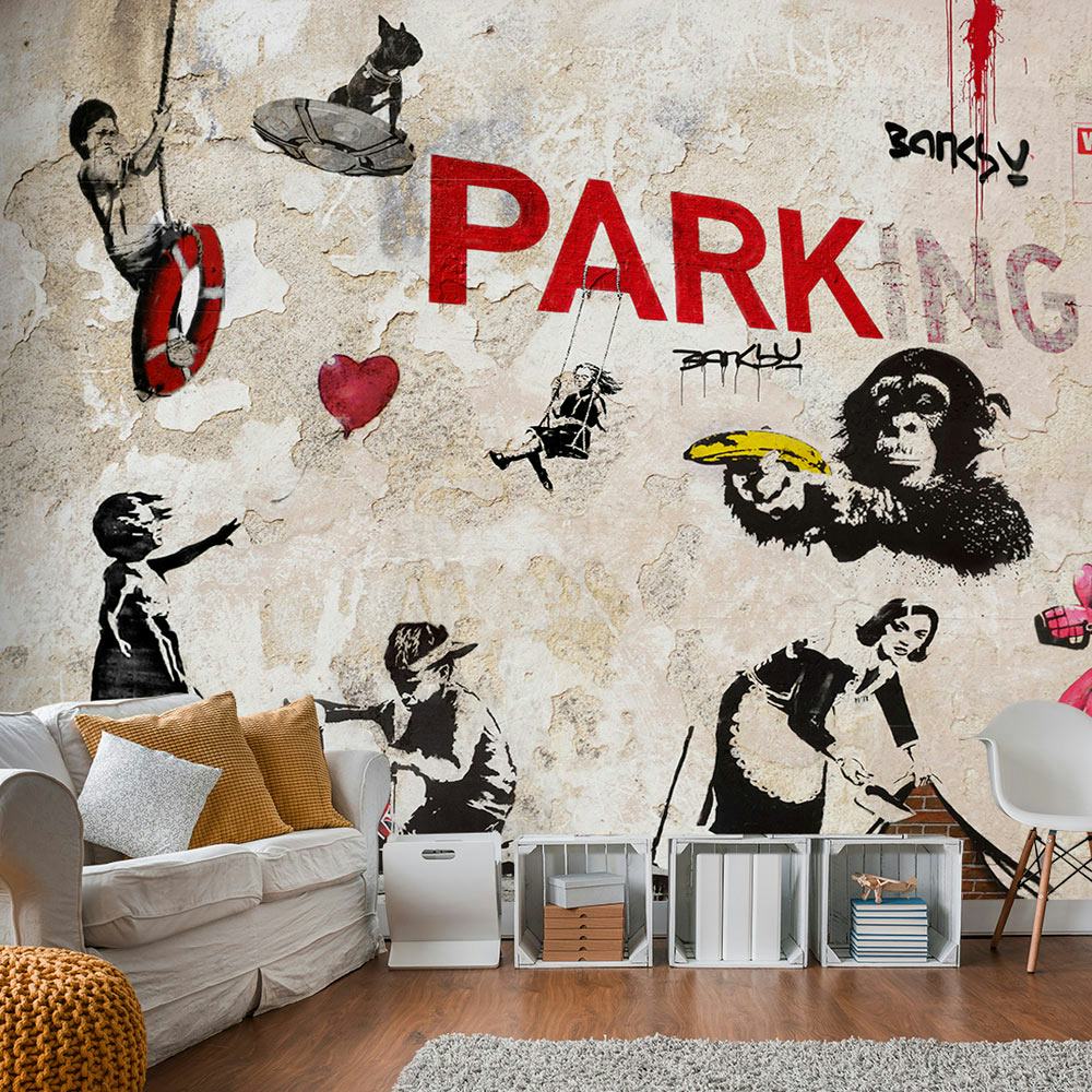 Fototapet Arkiio Banksy Graffiti Collage
