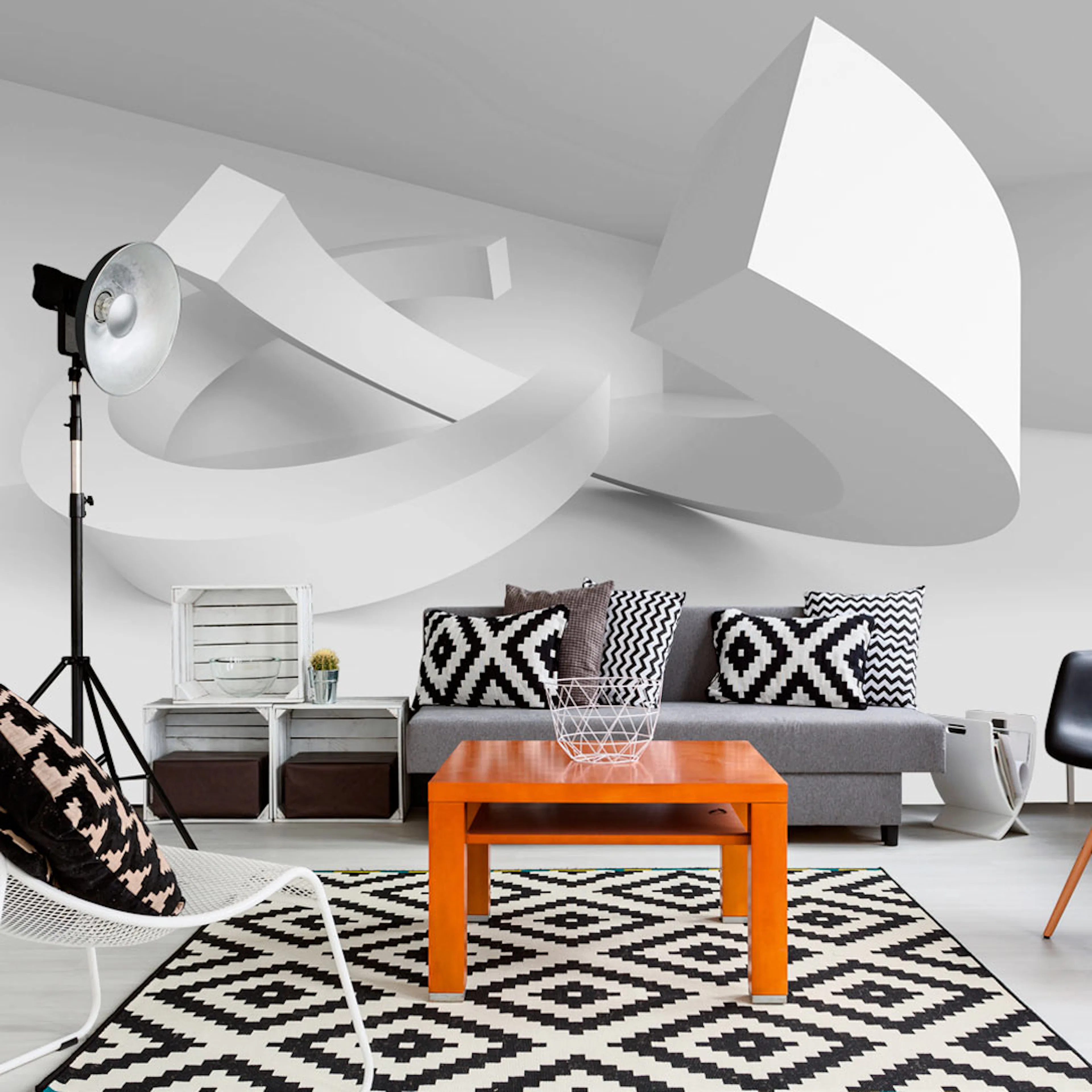 Fototapet Arkiio White Duet