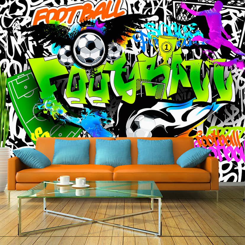 Fototapet Arkiio Football Graffiti