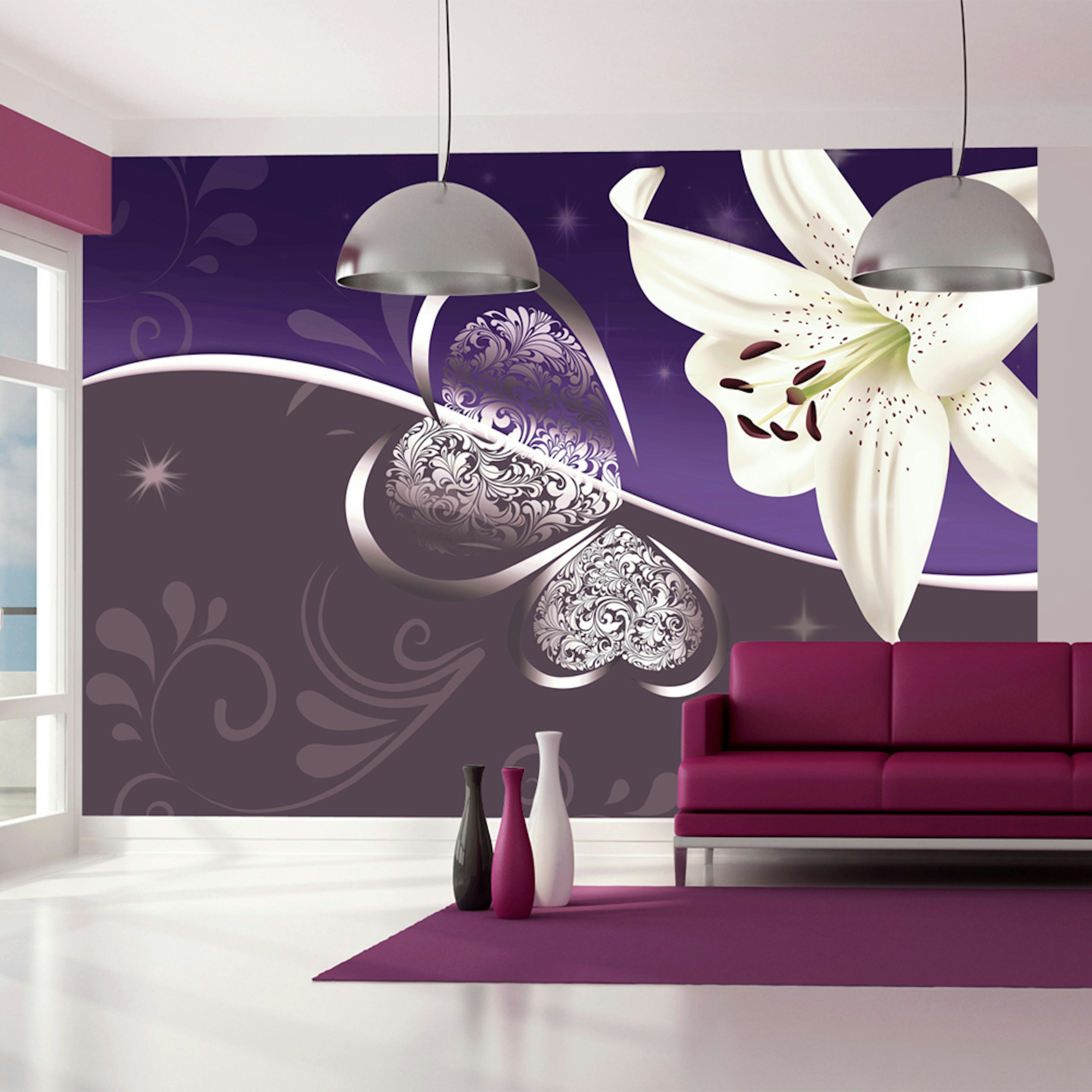 Fototapet Arkiio Lily In Shades Of Violet