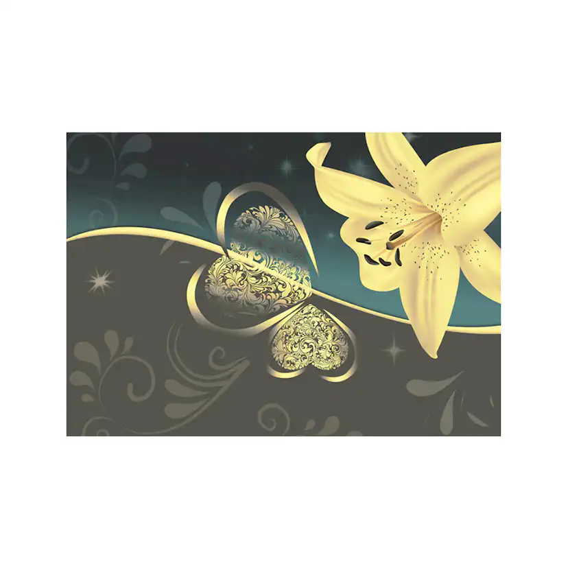 Fototapet Arkiio Lily In Shades Of Gray