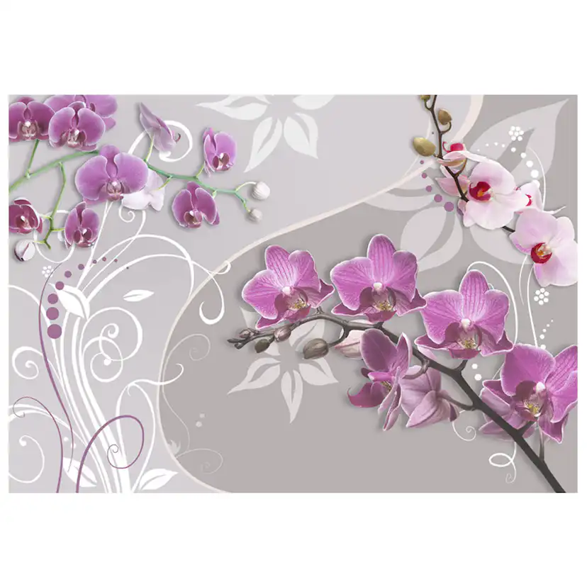 Fototapet Arkiio Flight Of Purple Orchids
