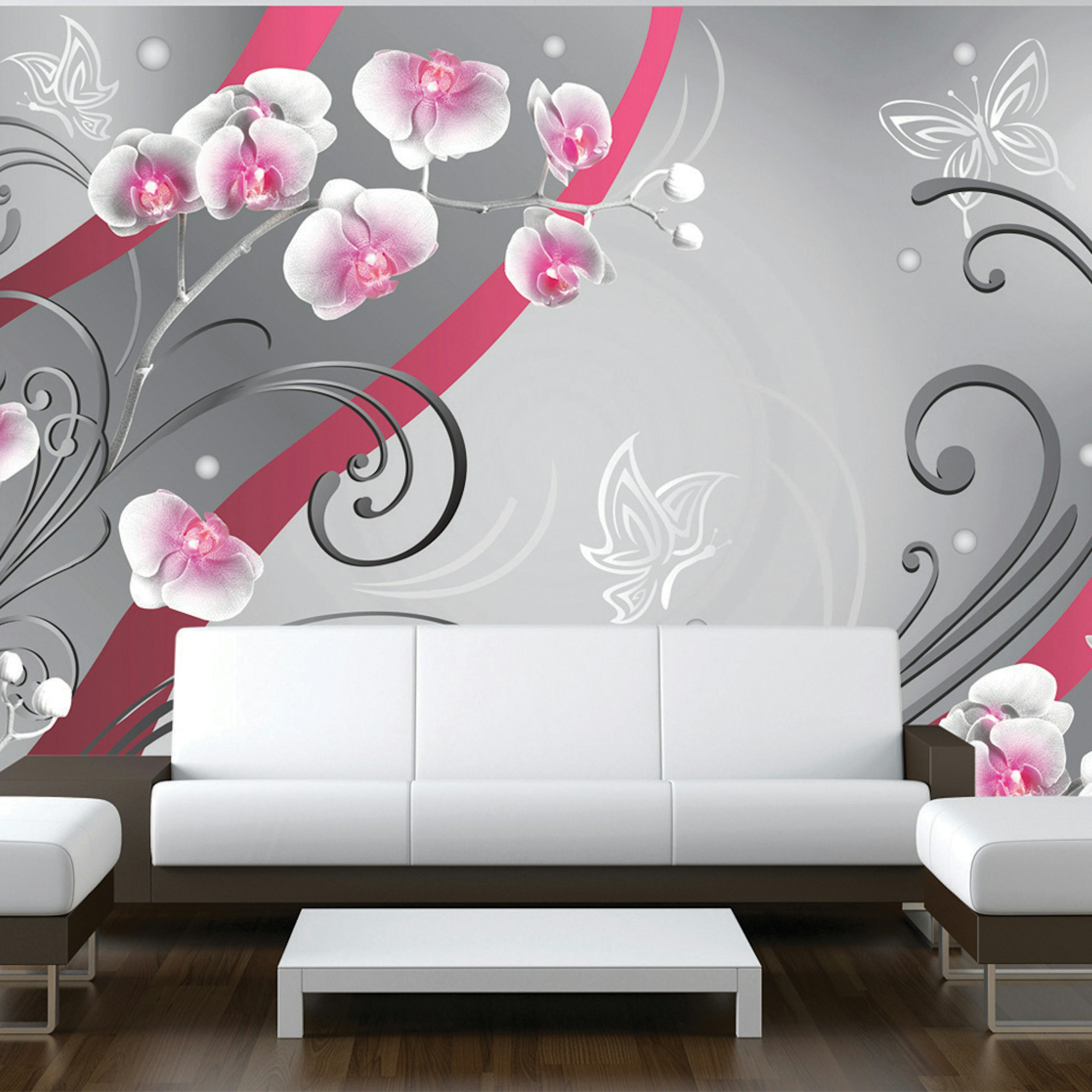 Fototapet Arkiio Pink Orchids Variation