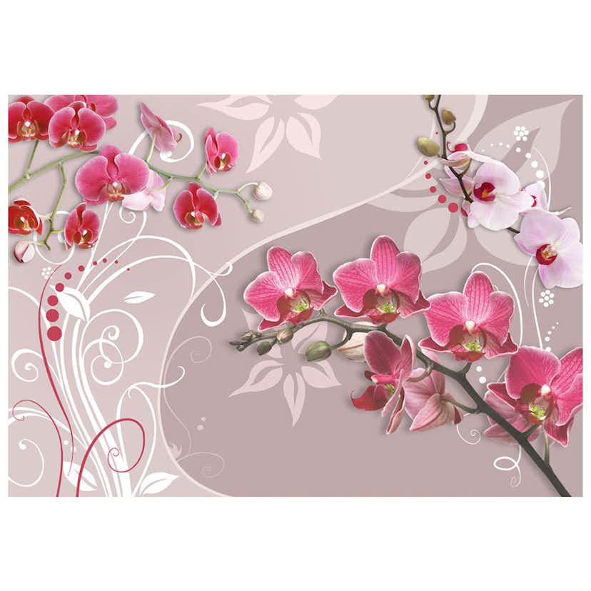 Fototapet Arkiio Flight Of Pink Orchids