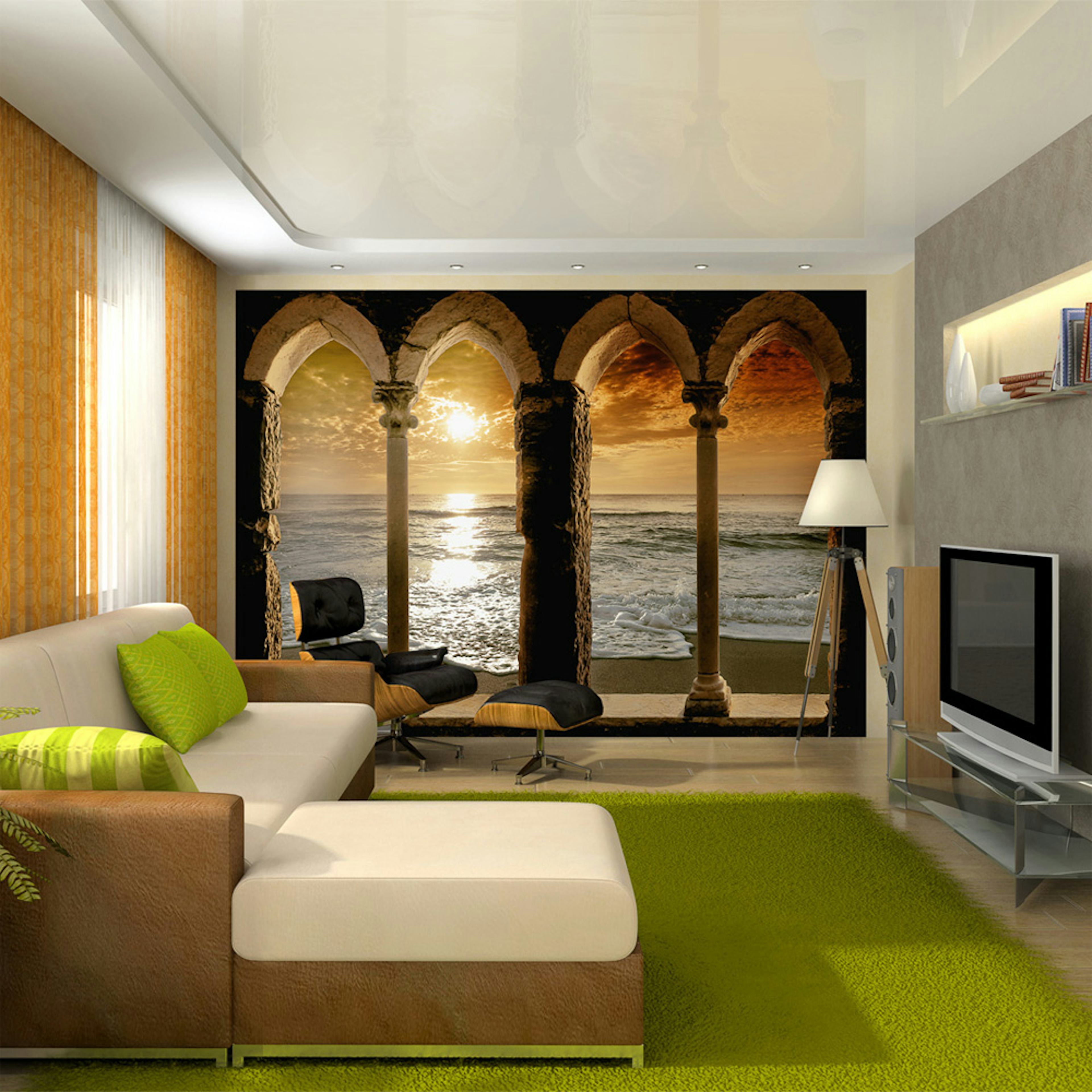 Fototapet Arkiio Självhäftande Idyll