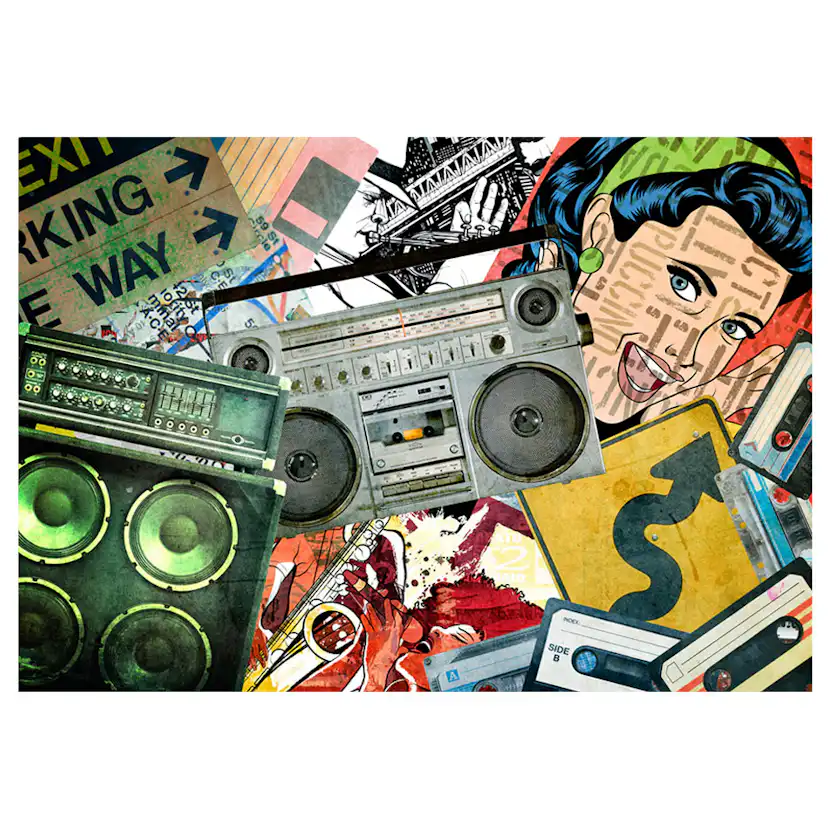 Fototapet Arkiio Graffiti Girl