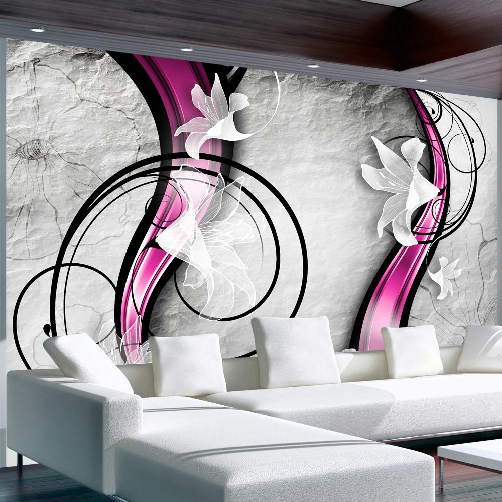 Fototapet Arkiio Självhäftande Dance With Lilies