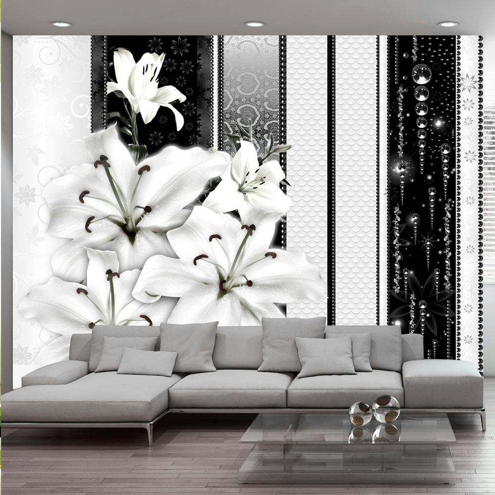 Fototapet Arkiio Crying Lilies In White