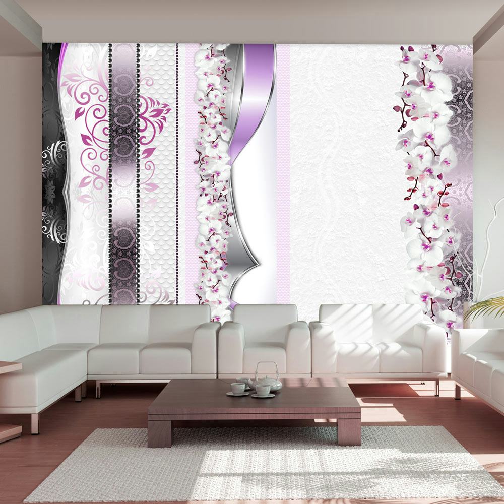 Fototapet Arkiio Parade Of Orchids In Violet