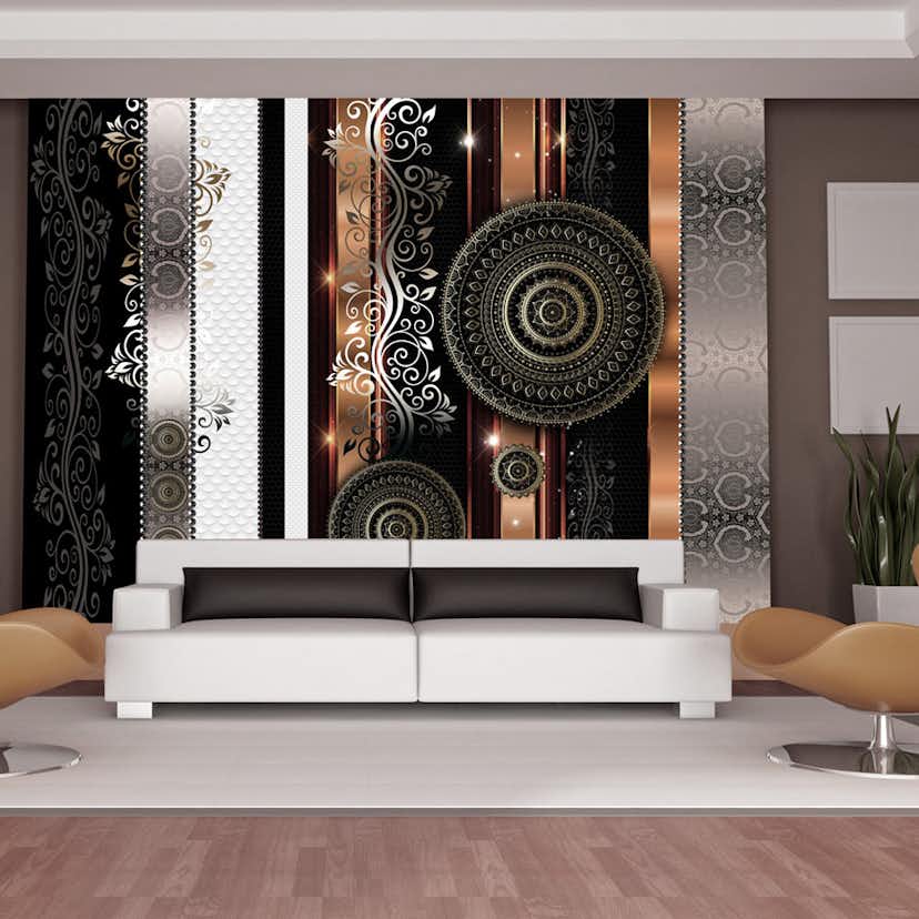 Fototapet Arkiio Självhäftande Gold Harmony Of Despair