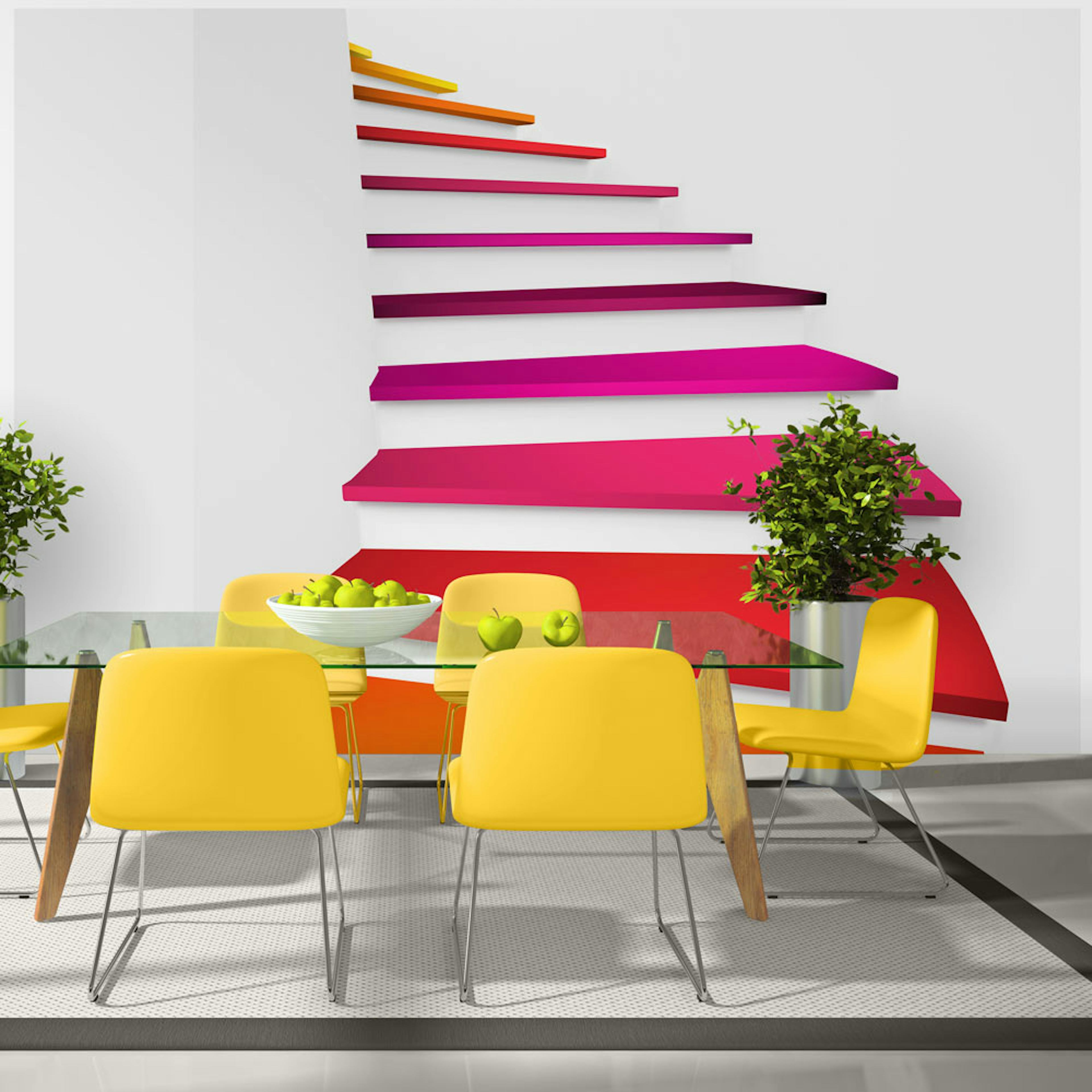 Fototapet Arkiio Colorful Stairs