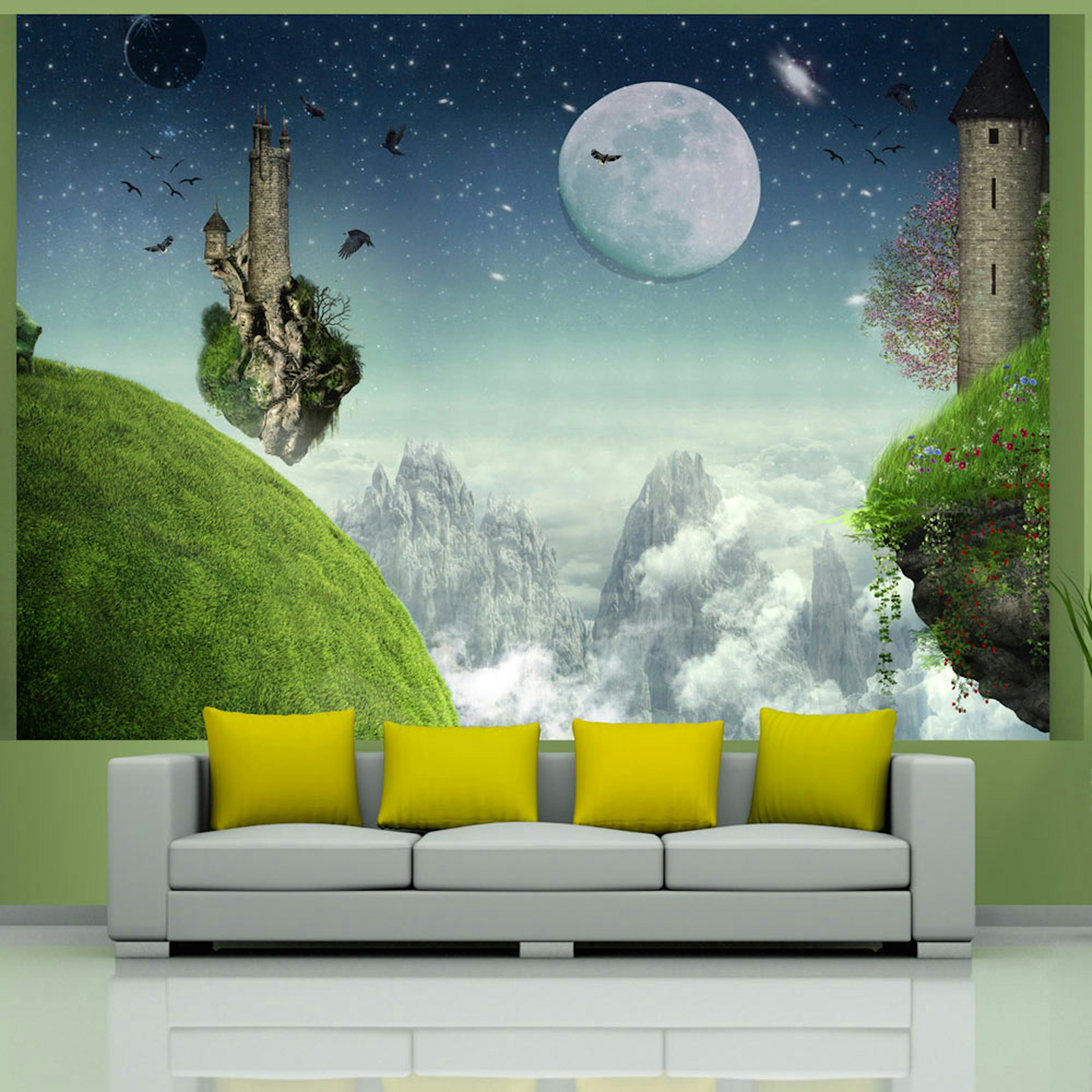 Fototapet Arkiio Flight Over The Mountains