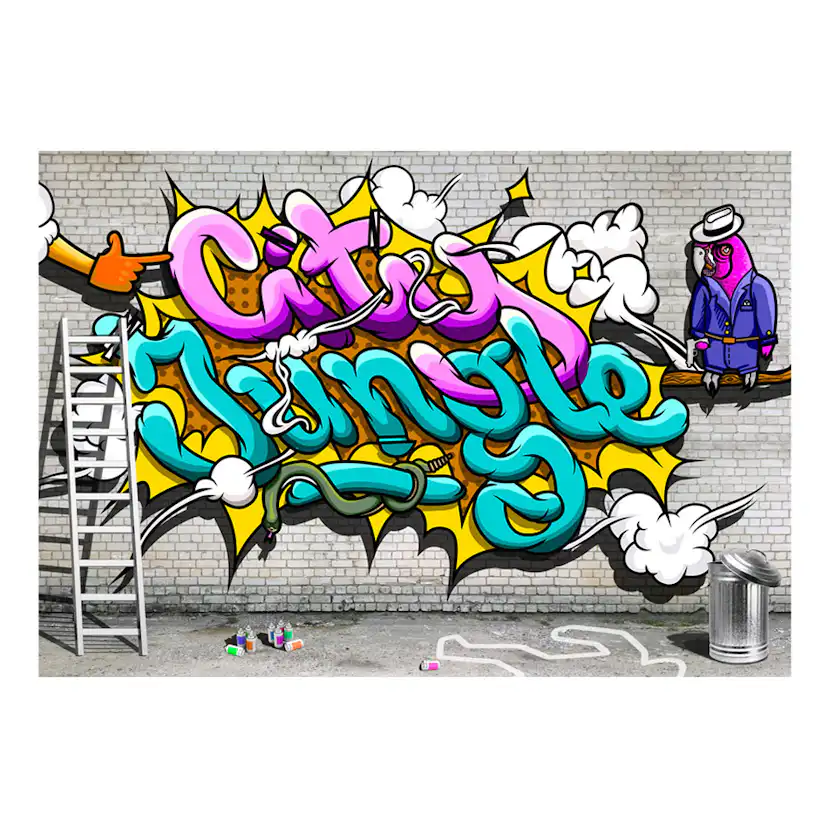 Fototapet Arkiio Pink Parrot