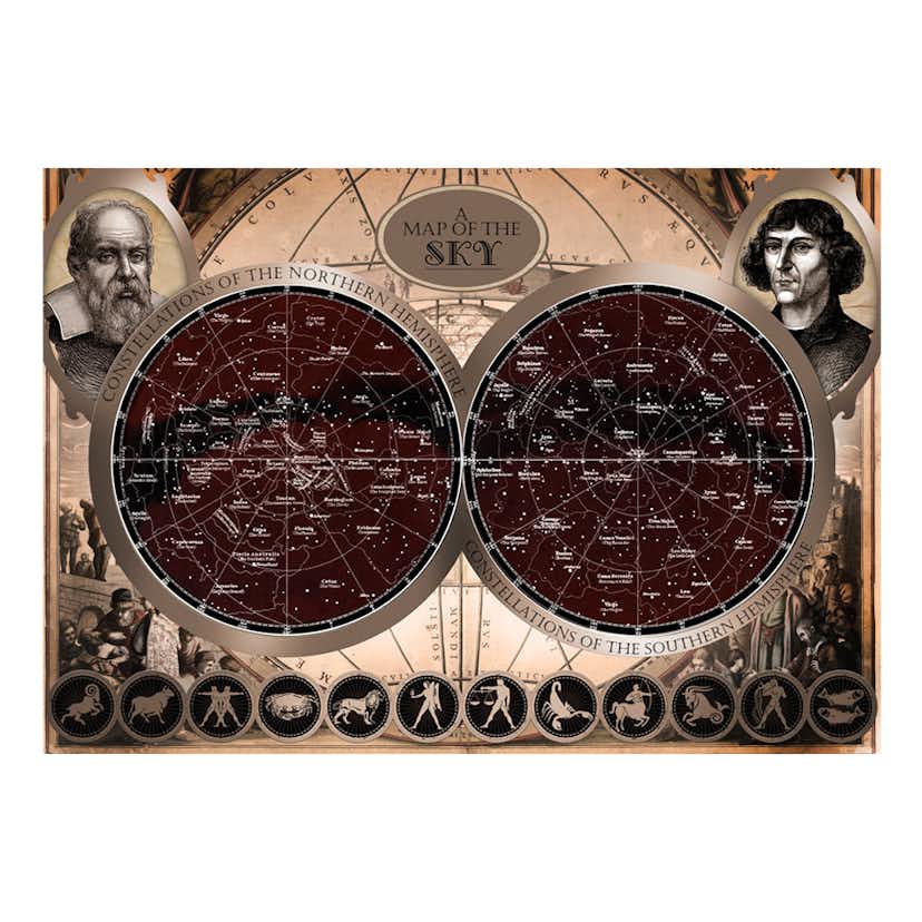 Fototapet Arkiio Map Of The Sky