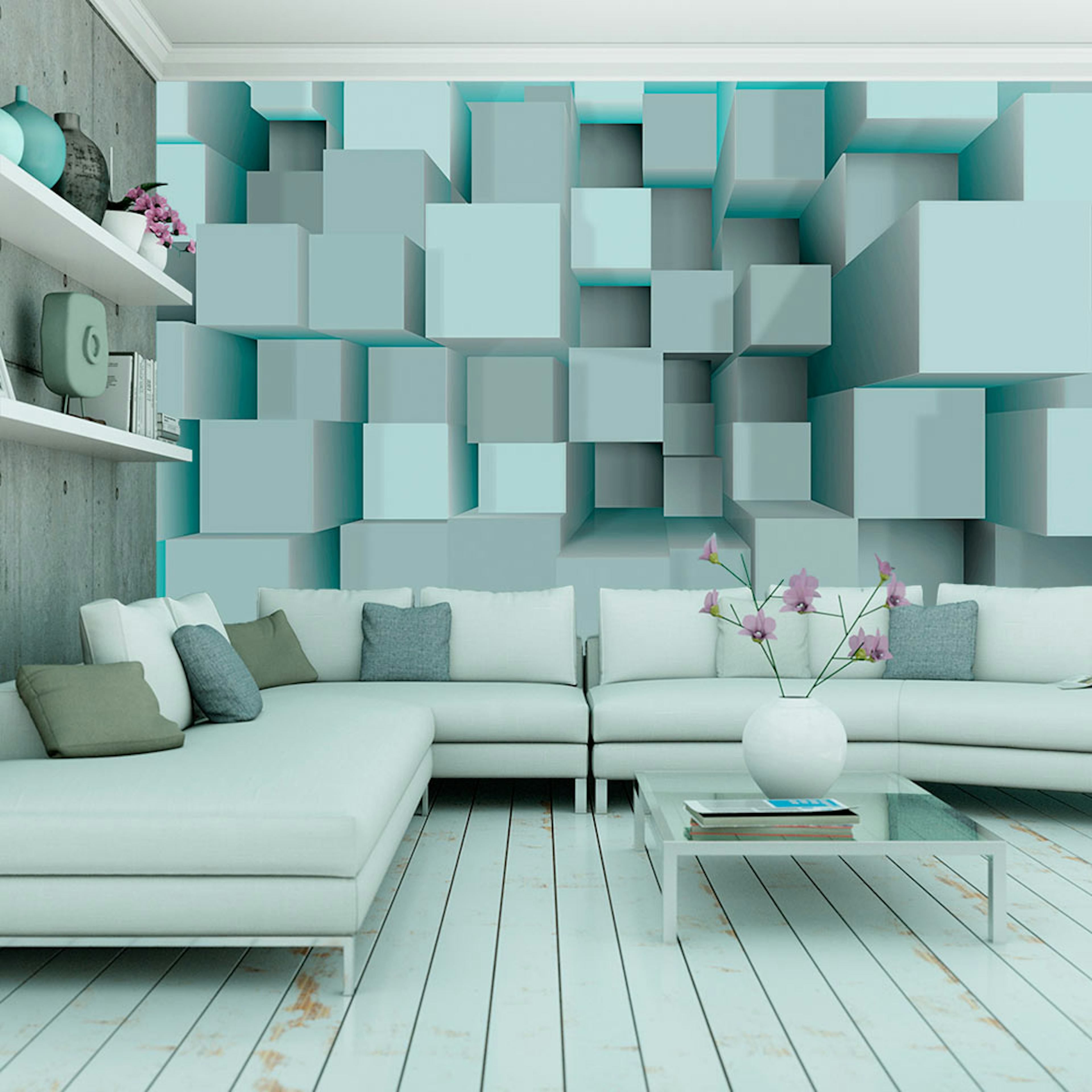 Fototapet Arkiio Blue Puzzle