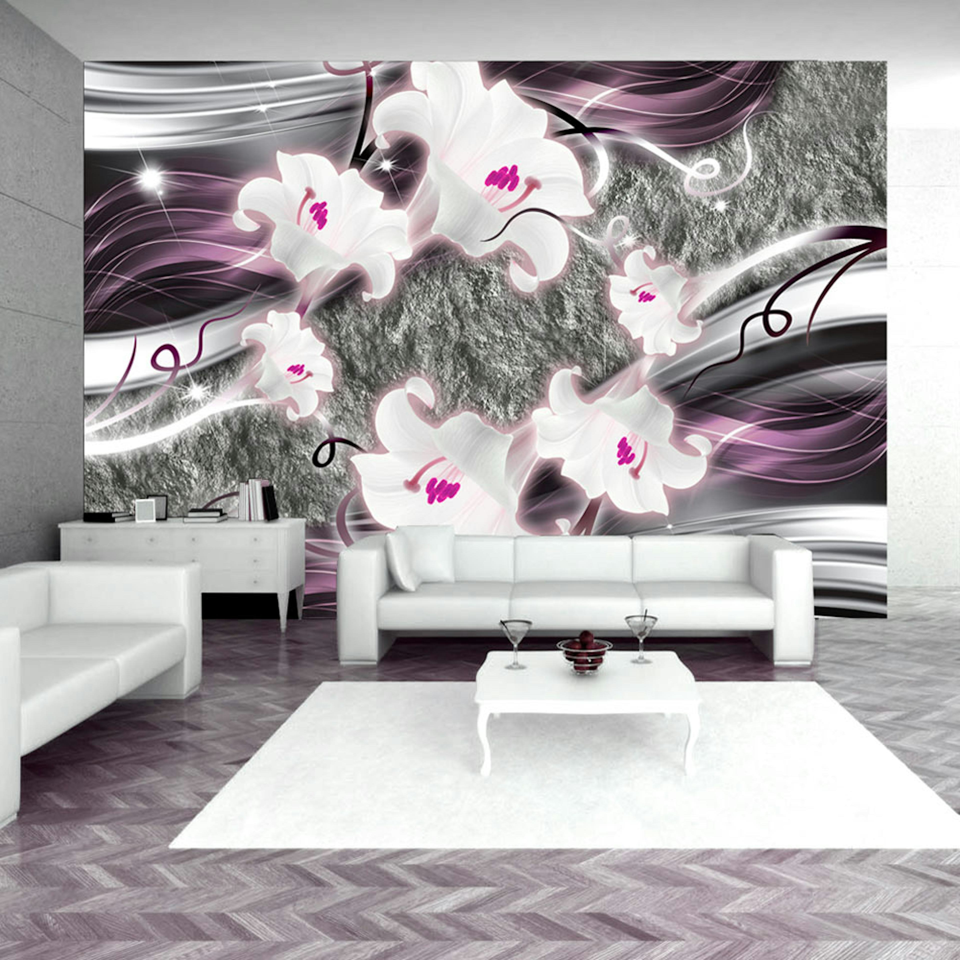 Fototapet Arkiio Dance Of Charmed Lilies