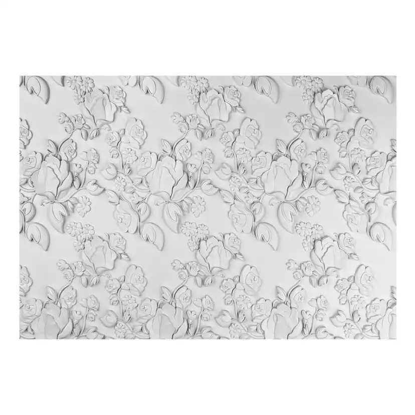 Fototapet Arkiio White Ornament: Roses