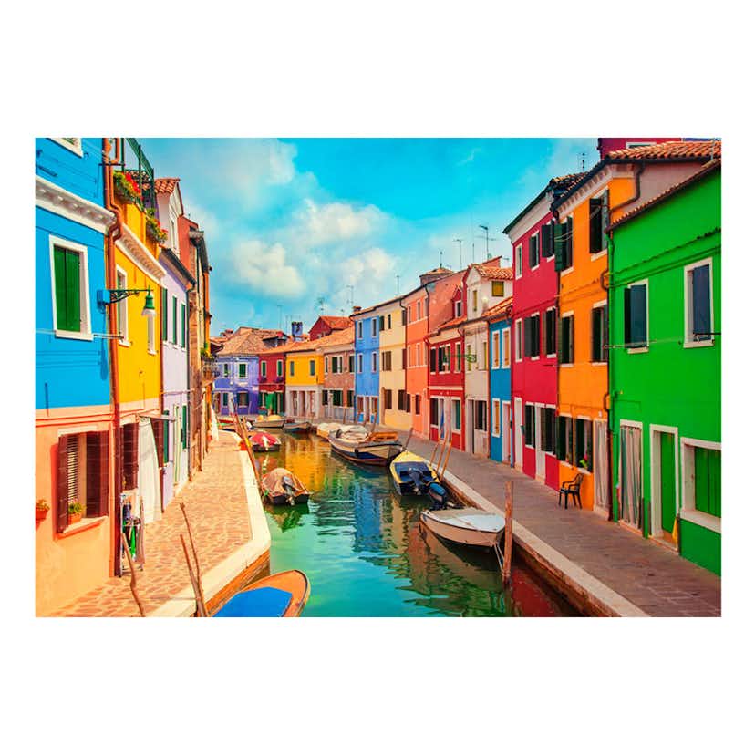 Fototapet Arkiio Colorful Canal In Burano