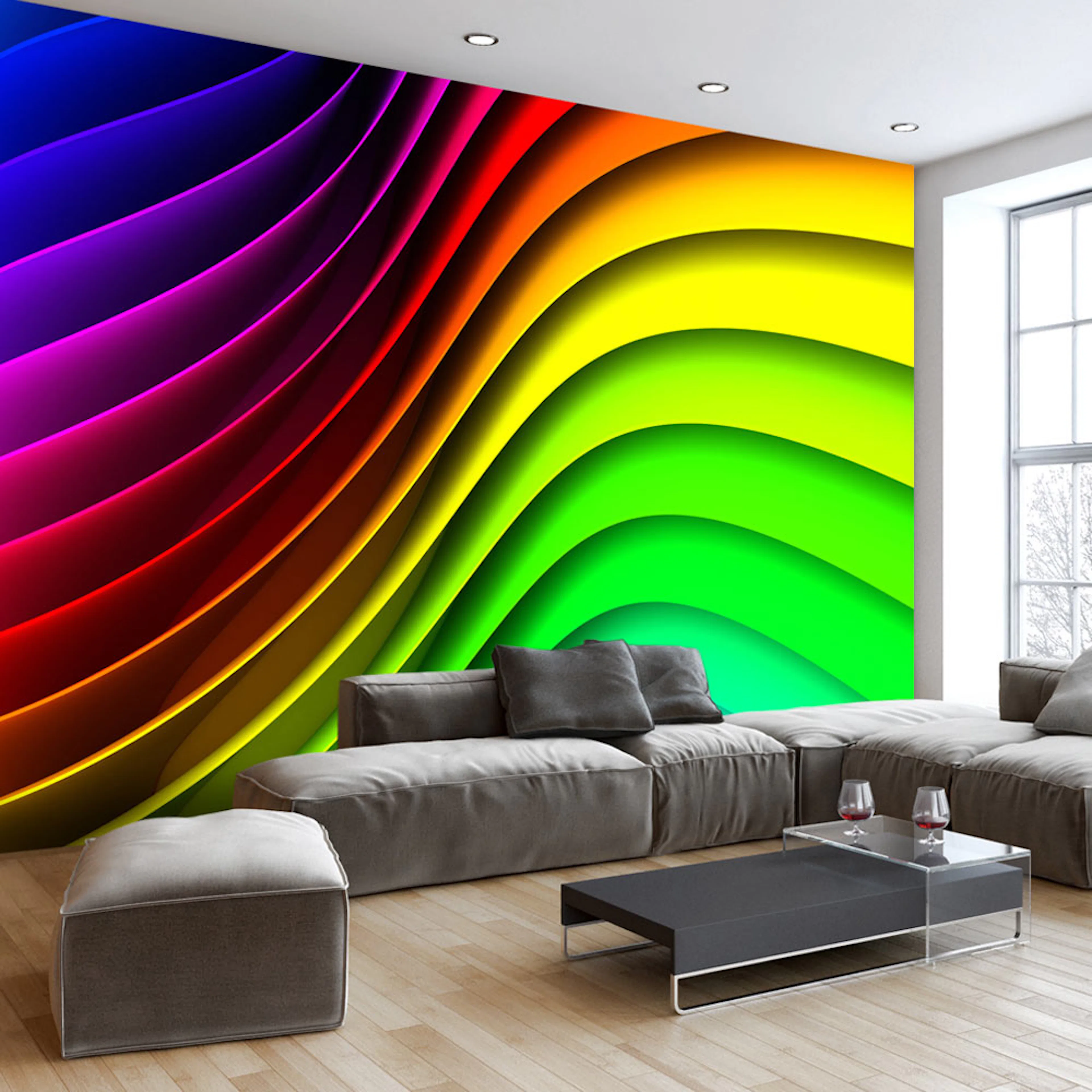 Fototapet Arkiio Rainbow Waves SNEW011522