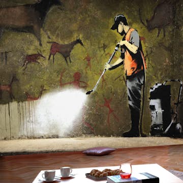 Fototapet Arkiio Banksy Cave Painting