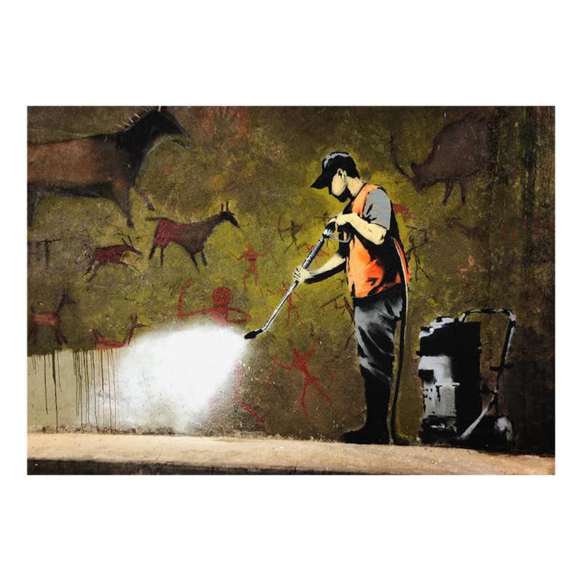 Fototapet Arkiio Banksy Cave Painting