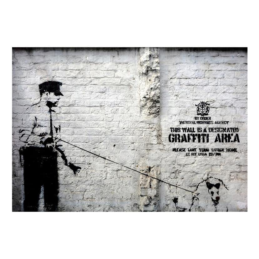 Fototapet Arkiio Banksy Graffiti Area