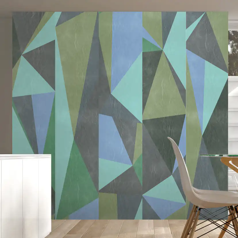 Fototapet Arkiio Gray triangles 50x1000 cm