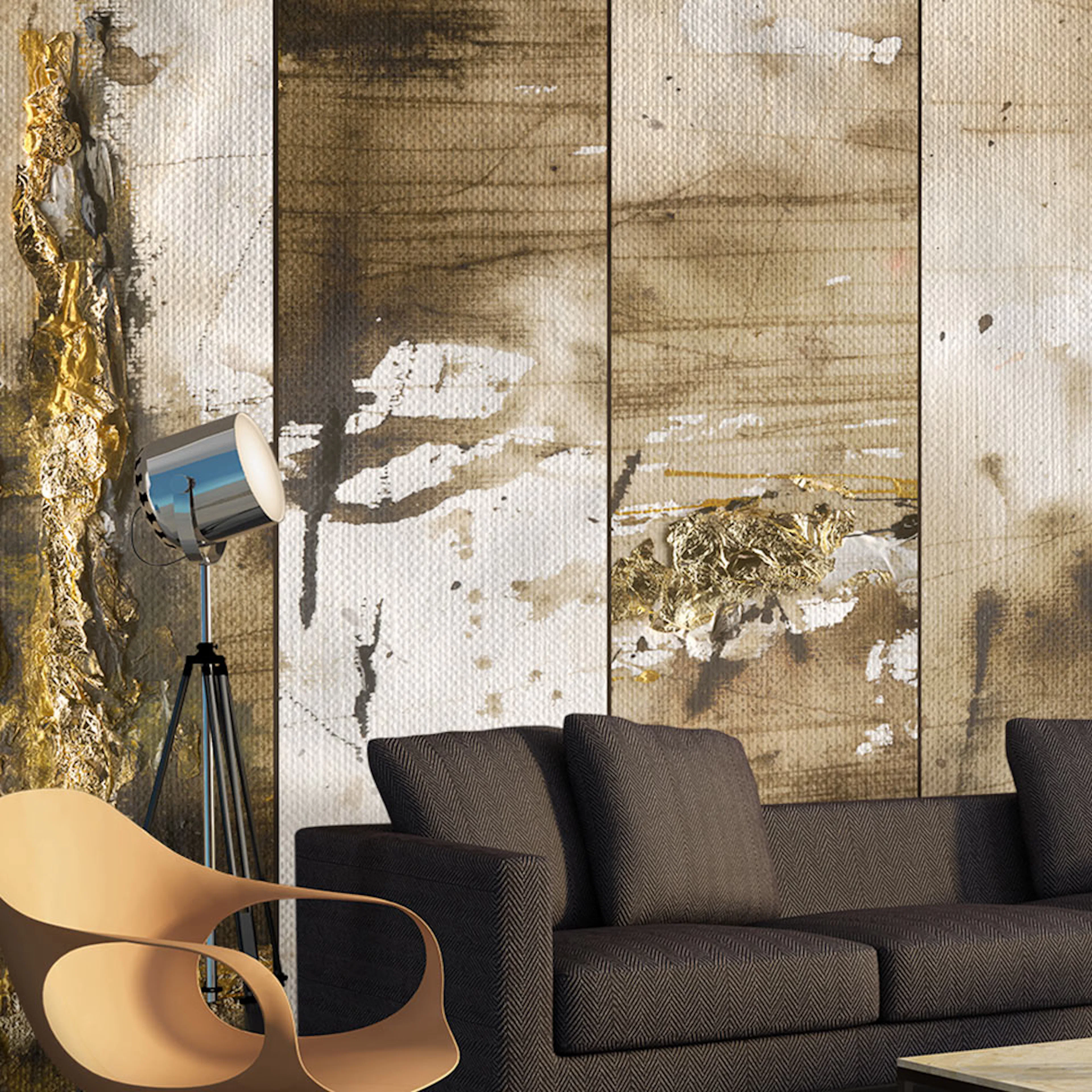 Fototapet Arkiio Gold nuggets 50x1000 cm