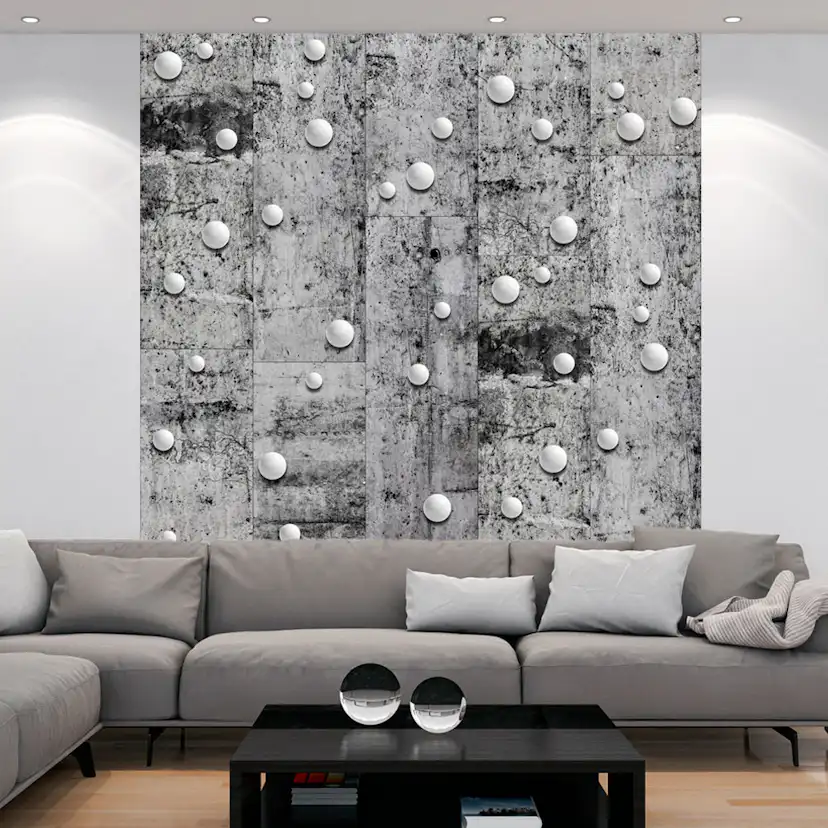 Fototapet Arkiio Pearls on Concrete 50x1000 cm