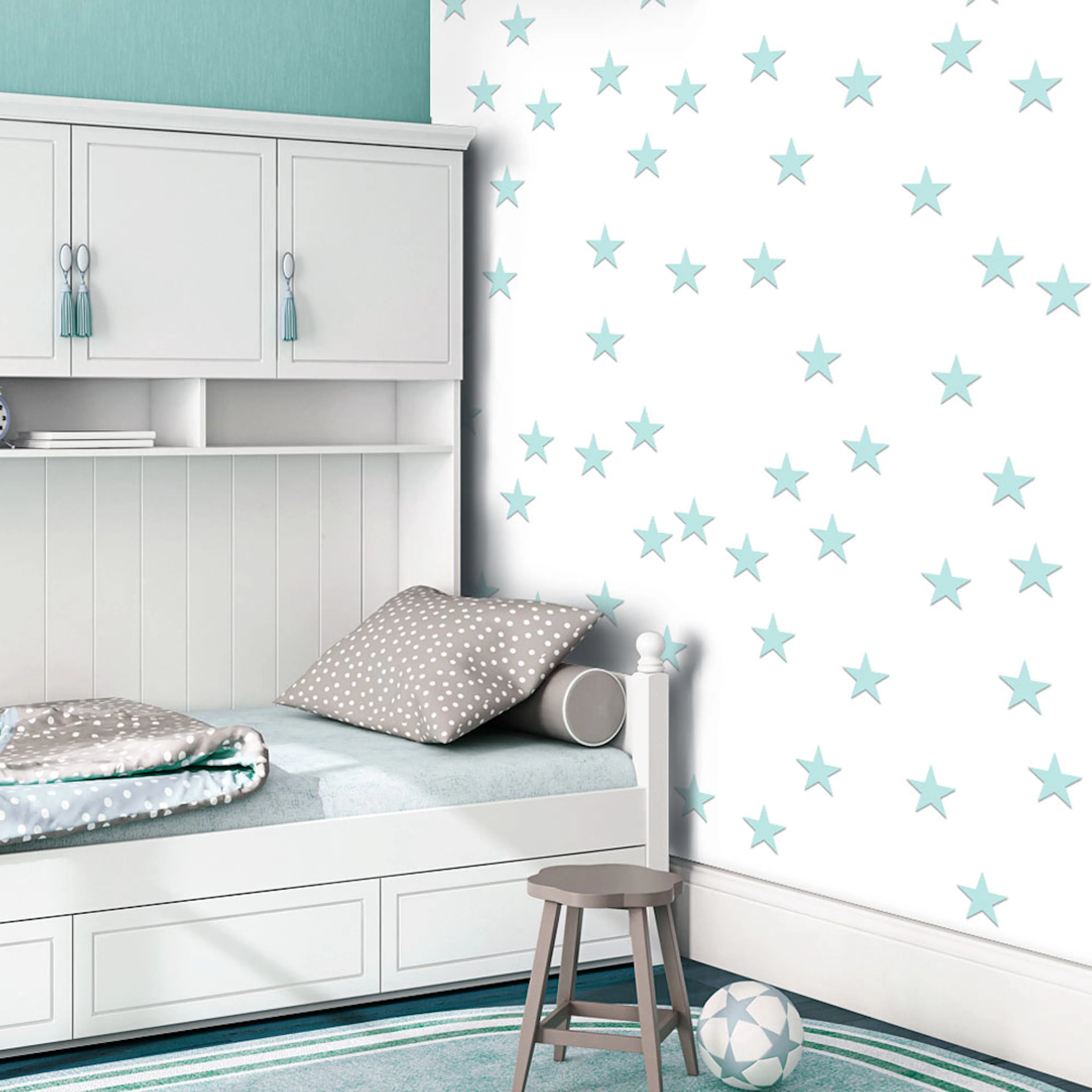 Fototapet Arkiio Stars Aquamarine 50x1000 cm