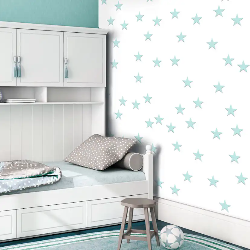 Fototapet Arkiio Stars Aquamarine 50x1000 cm